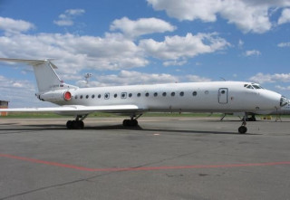 Самолет Ту-134, списанный