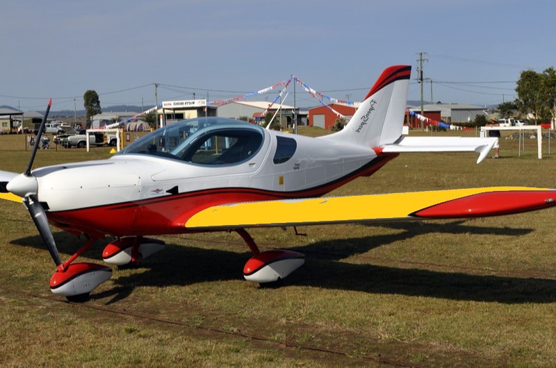 Радиоуправляемый самолет (Мини планер) Mini Glider RTF 2.4G CS-993-RED