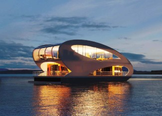 Плавающий дом на воде купить коттедж на побережье черного моря