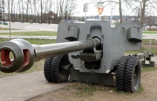 100-мм полевая пушка (БС-3), экспонат
