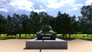 Постамент для танка Т-34