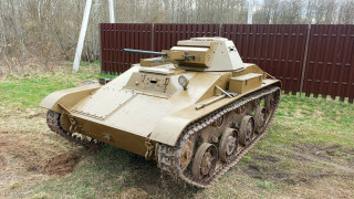 Полноразмерный макет (реплика) танка Т-60