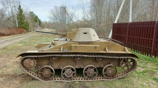 Полноразмерный макет (реплика) танка Т-60