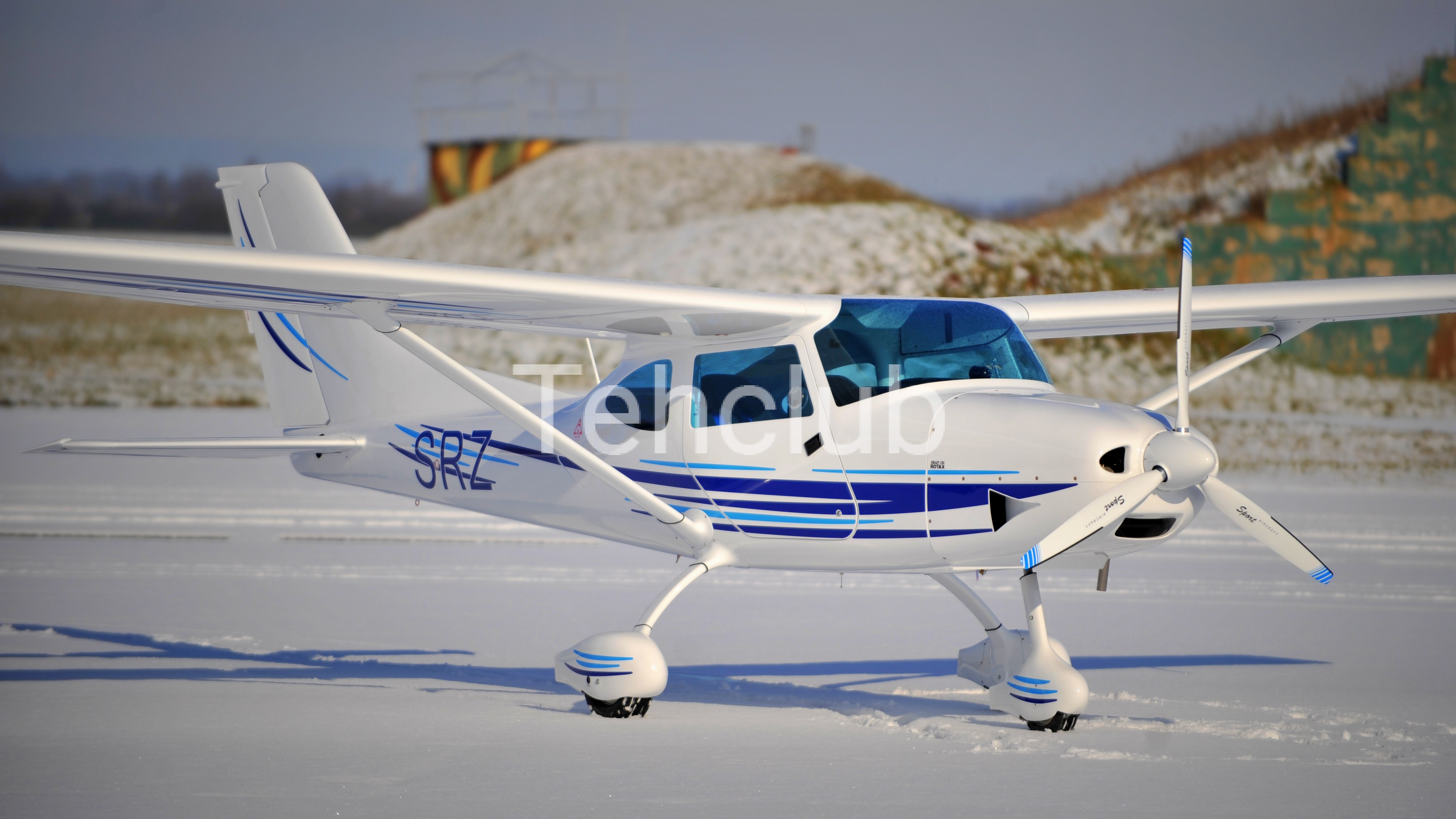 TL Ultralight TL-3000 Sirius Aircraft Desktop Wood Model Replica