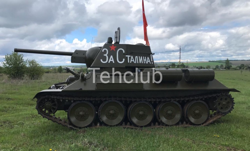Танк Т-34-76, копия на ходу, продажа, цена 7 000 000₽ ⋆ Техклуб