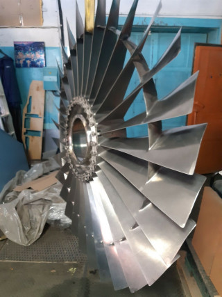 Вентилятор авиадвигателя