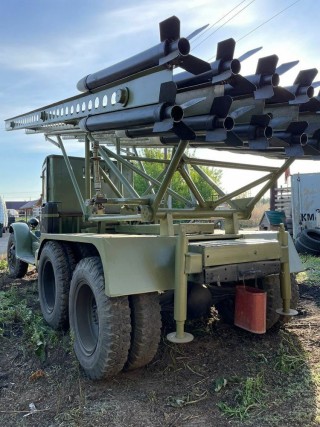 Макет Катюши на базе ЗИС-6
