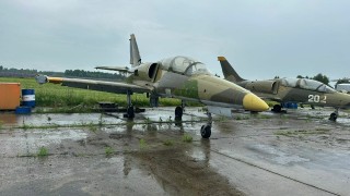 Самолет Л-39 авиапамятник