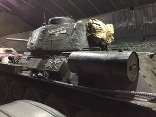 Танк Т-34-85, демилитаризованный