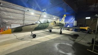 Самолет Л-39 авиапамятник