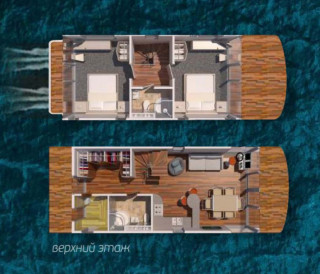 Дом на воде Fisher 90