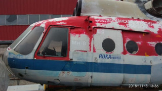 Вертолет Ми-8 на постамент