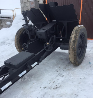 Орудие 7,5 cm leIG 18, макет