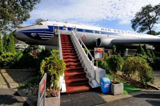 Самолет Ту-134, списанный