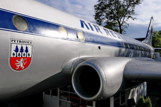 Самолет Ту-134, списанный