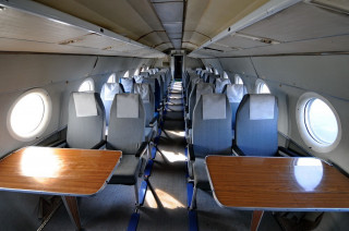 Самолет Ту-134, списанный