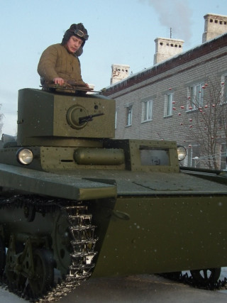 Танк Т-37А, реплика